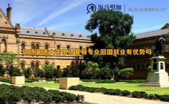 阿德莱德大学市场营销专业回国就业有优势吗