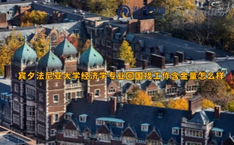 宾夕法尼亚大学经济学专业回国找工作含金量怎么样