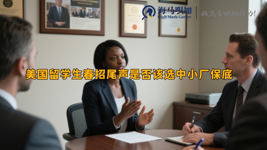 美国留学生春招尾声是否该选中小厂保底