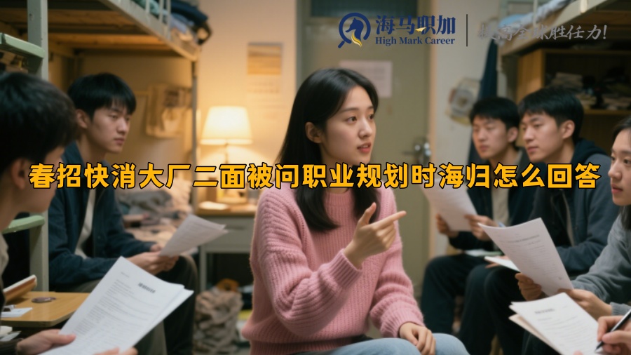 春招快消大厂二面被问职业规划时海归怎么回答