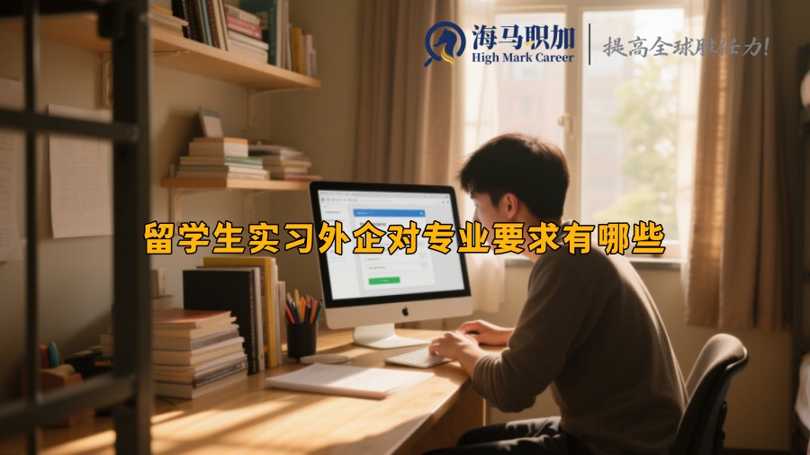留学生实习外企对专业要求有哪些
