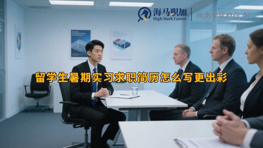 留学生暑期实习求职简历怎么写更出彩