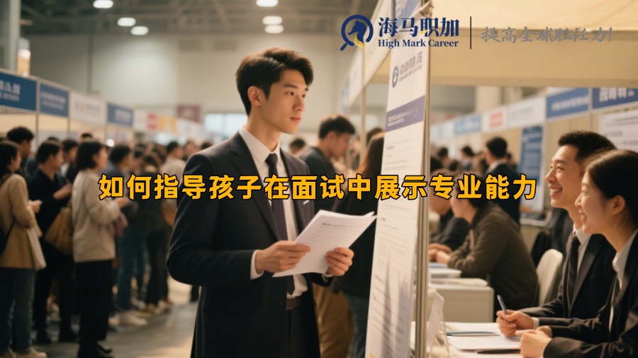 如何指导孩子在面试中展示专业能力