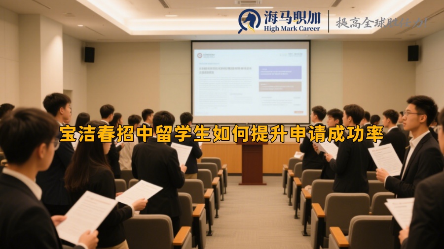 宝洁春招中留学生如何提升申请成功率