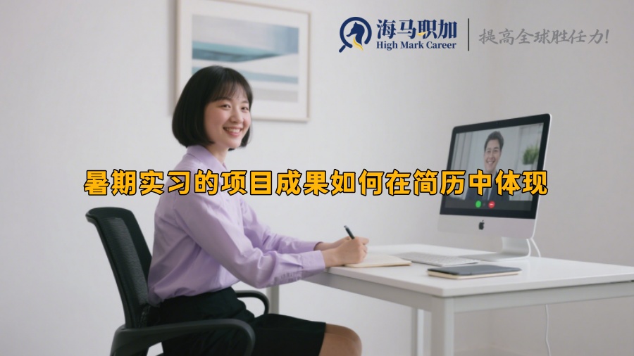 暑期实习的项目成果如何在简历中体现