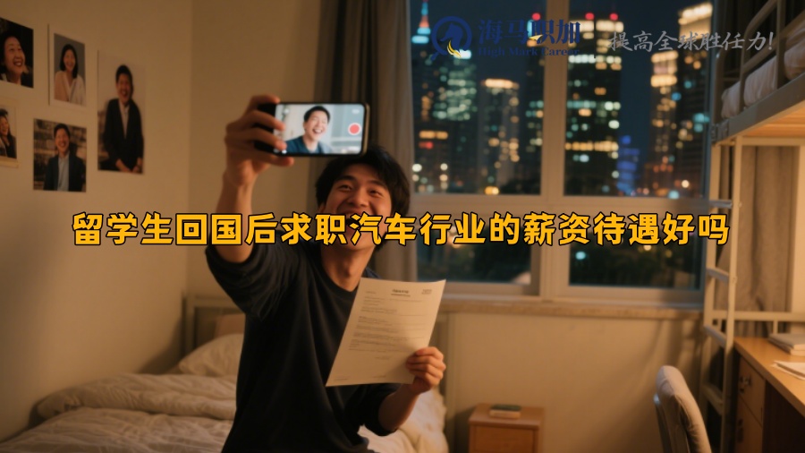 留学生回国后求职汽车行业的薪资待遇好吗