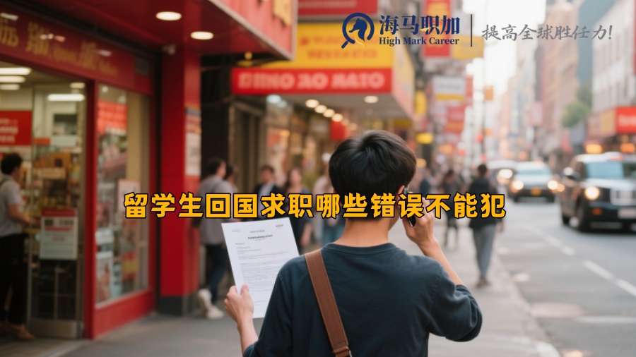留学生回国求职哪些错误不能犯