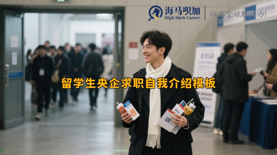 留学生央企求职自我介绍模板