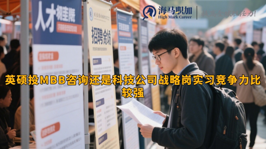 英硕投MBB咨询还是科技公司战略岗实习竞争力比较强