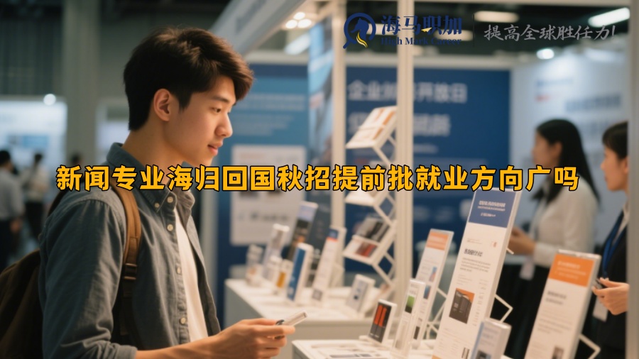 新闻专业海归回国秋招提前批就业方向广吗