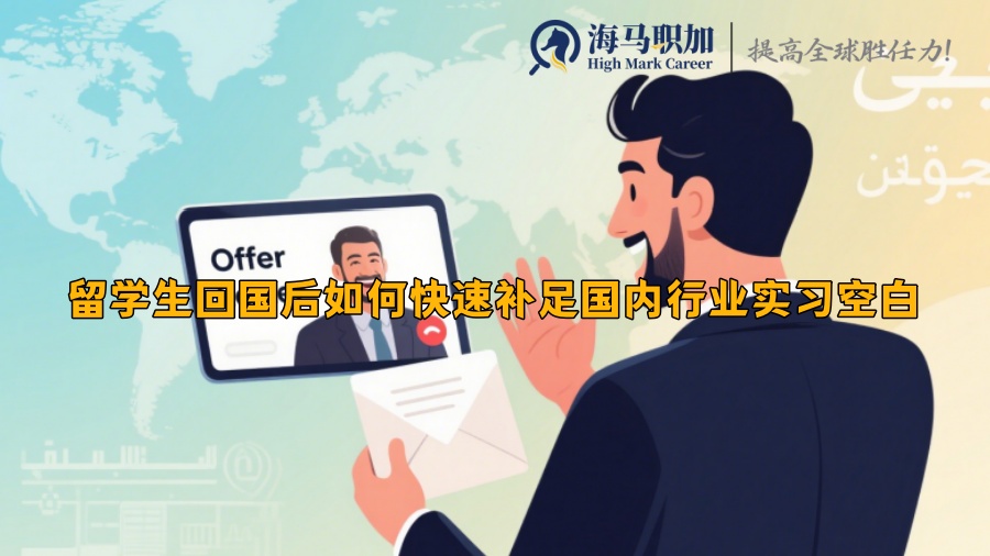 留学生回国后如何快速补足国内行业实习空白