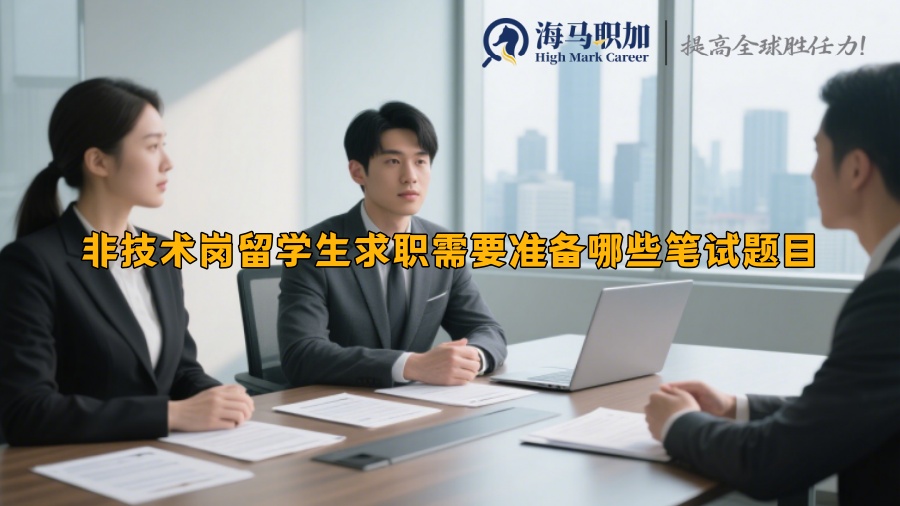 非技术岗留学生求职需要准备哪些笔试题目