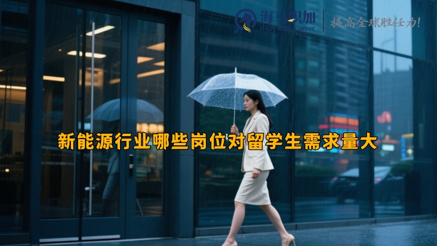 新能源行业哪些岗位对留学生需求量大