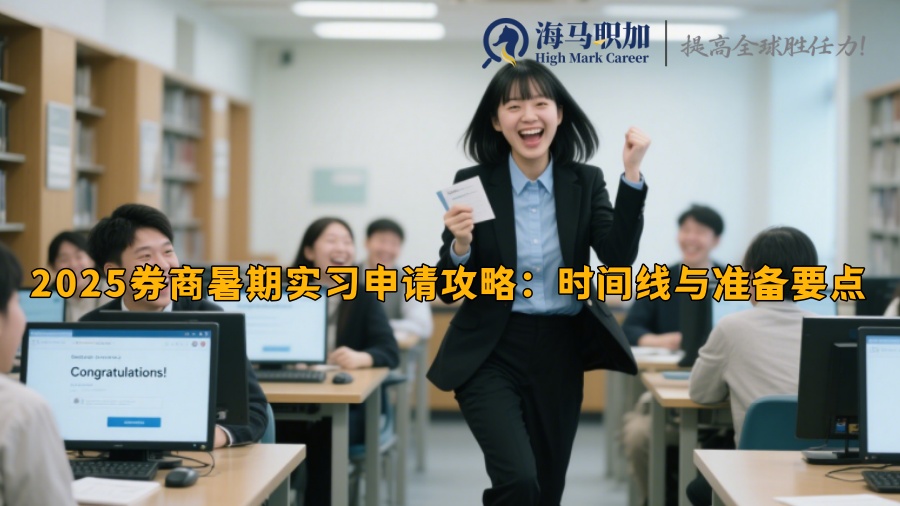 2025券商暑期实习申请攻略：时间线与准备要点