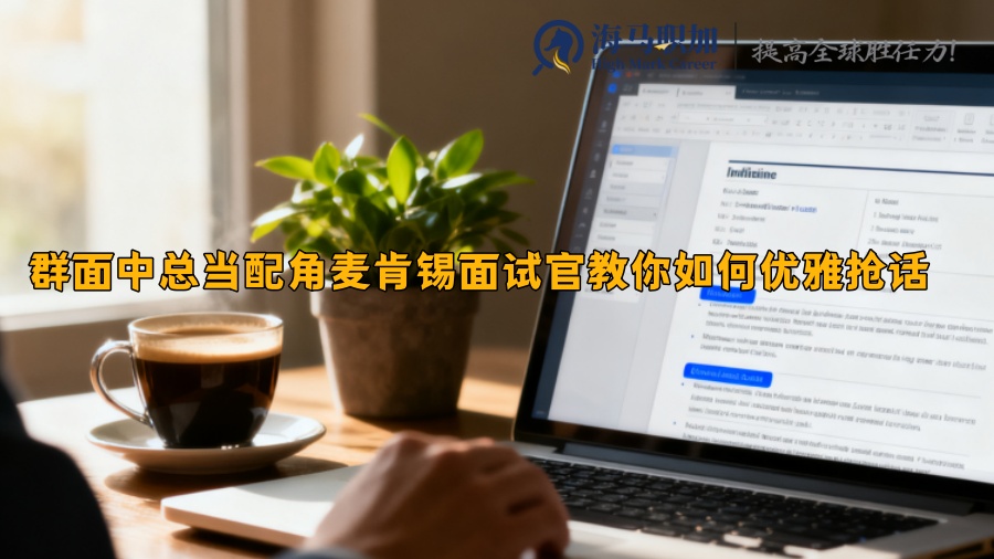 群面中总当配角麦肯锡面试官教你如何优雅抢话
