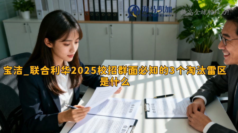 宝洁_联合利华2025校招群面必知的3个淘汰雷区是什么 宝洁_联合利华2025校招群面必知的3个淘汰雷区是什么