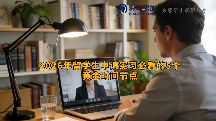 2026年留学生申请实习必看的5个黄金时间节点