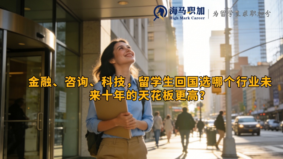 金融、咨询、科技,留学生回国选哪个行业未来十年的天花板更高? 金融、咨询、科技,留学生回国选哪个行业未来十年的天花板更高?