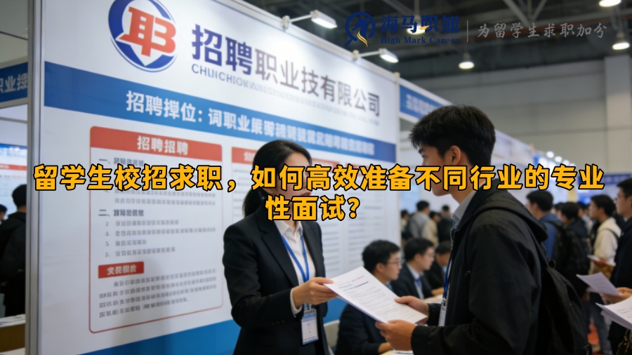留学生校招求职，如何高效准备不同行业的专业性面试？