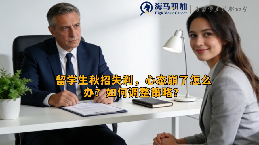 留学生秋招失利，心态崩了怎么办？如何调整策略？