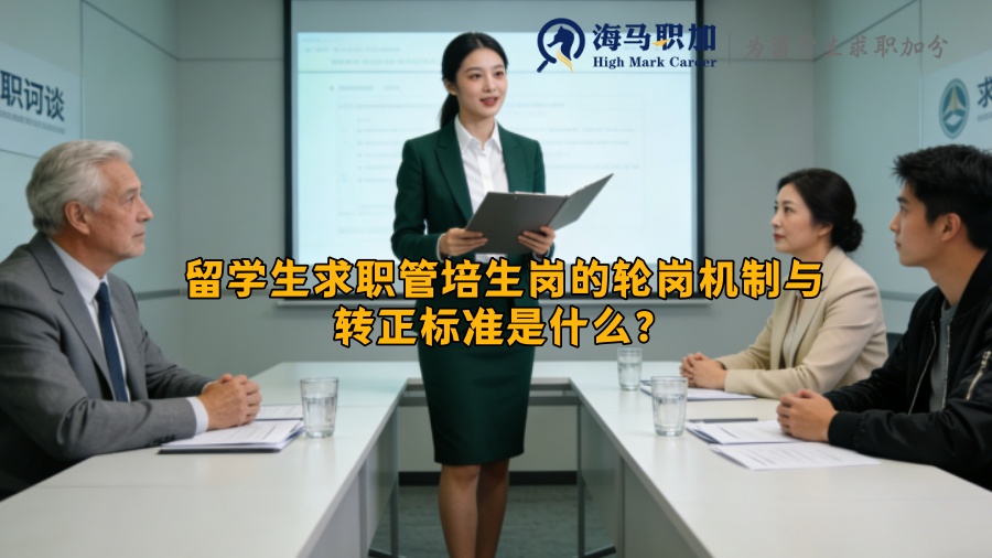 留学生求职管培生岗的轮岗机制与转正标准是什么？