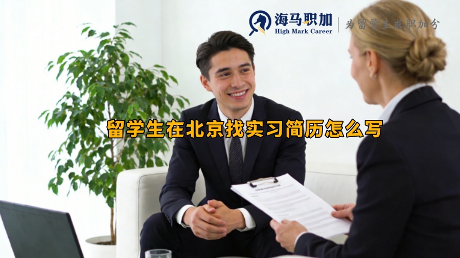留学生在北京找实习简历怎么写