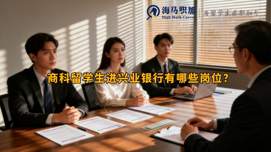 商科留学生进兴业银行有哪些岗位？
