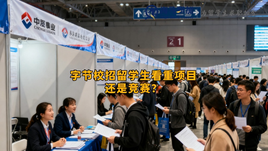字节校招留学生看重项目还是竞赛？