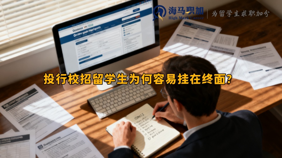 投行校招留学生为何容易挂在终面？