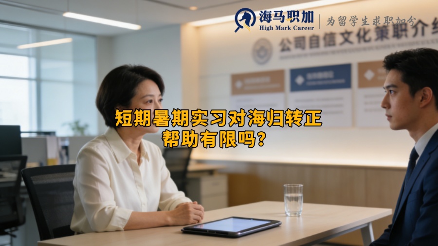 短期暑期实习对海归转正帮助有限吗? 短期暑期实习对海归转正帮助有限吗?