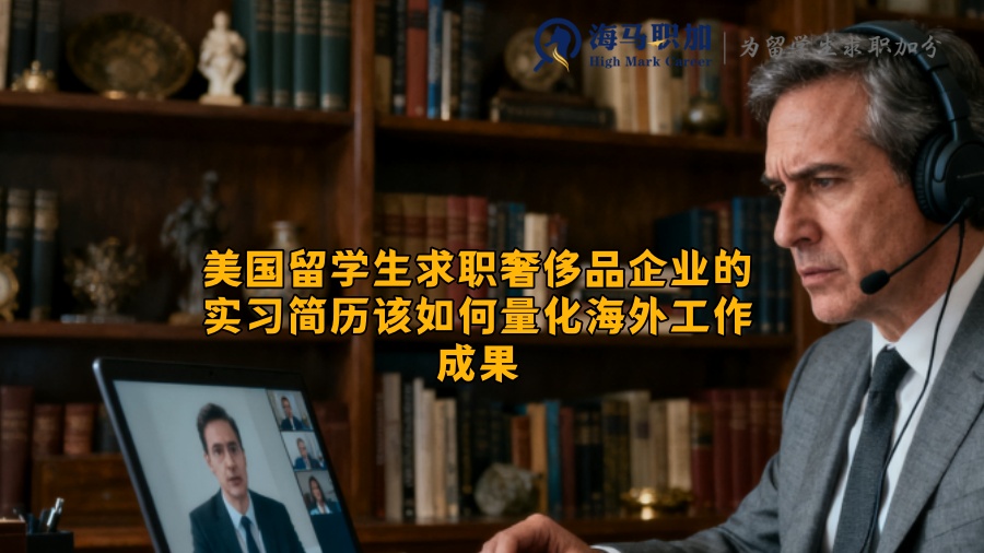 美国留学生求职奢侈品企业的实习简历该如何量化海外工作成果 美国留学生求职奢侈品企业的实习简历该如何量化海外工作成果
