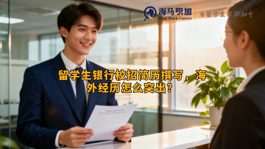 留学生银行校招简历撰写,海外经历怎么突出? 留学生银行校招简历撰写,海外经历怎么突出?