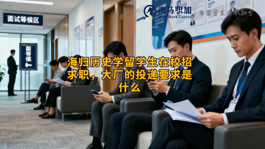 海归历史学留学生在校招求职，大厂的投递要求是什么