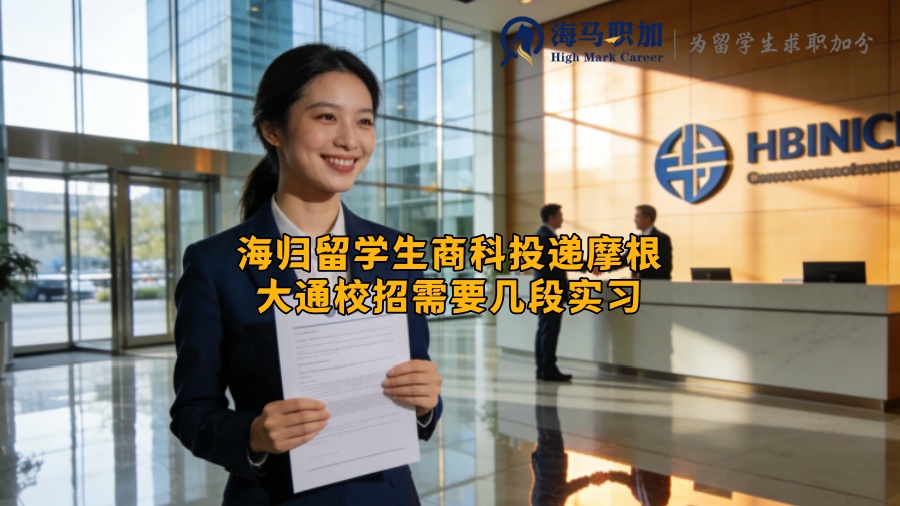 海归留学生商科投递摩根大通校招需要几段实习