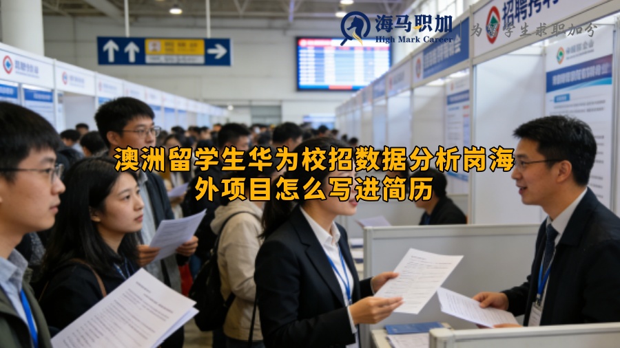 澳洲留学生华为校招数据分析岗海外项目怎么写进简历