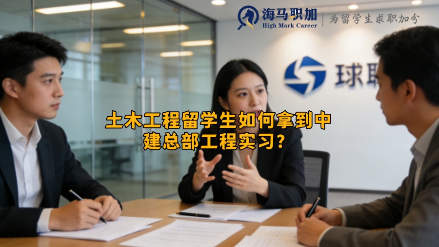 土木工程留学生如何拿到中建总部工程实习？