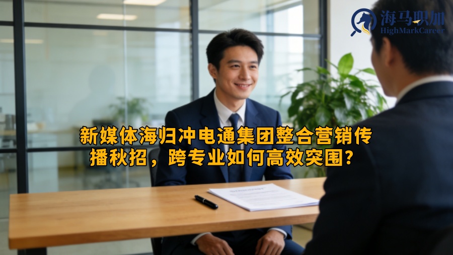 新媒体海归冲电通集团整合营销传播秋招，跨专业如何高效突围？