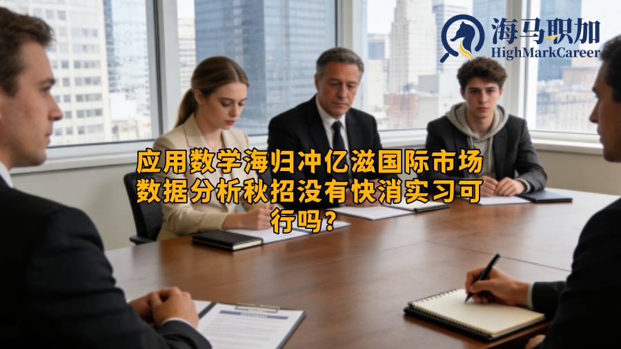 应用数学海归冲亿滋国际市场数据分析秋招没有快消实习可行吗? 应用数学海归冲亿滋国际市场数据分析秋招没有快消实习可行吗?