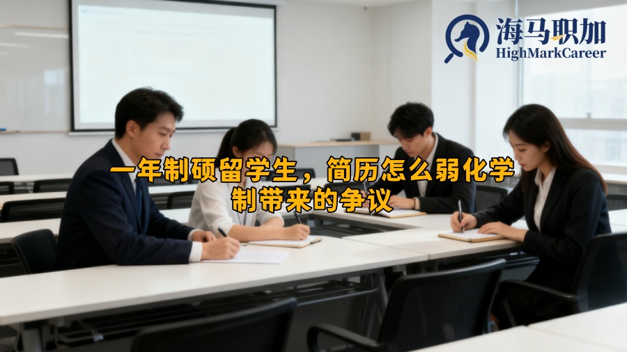 一年制硕留学生，简历怎么弱化学制带来的争议