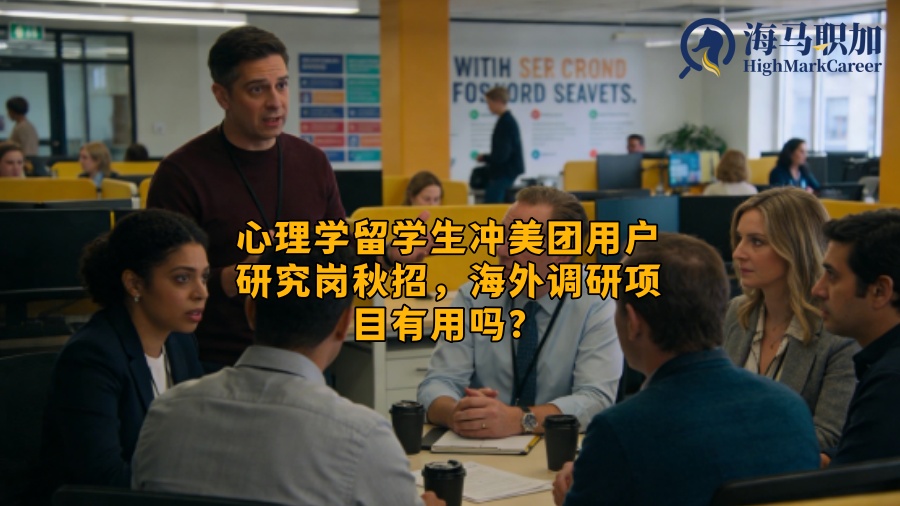 心理学留学生冲美团用户研究岗秋招,海外调研项目有用吗? 心理学留学生冲美团用户研究岗秋招,海外调研项目有用吗?
