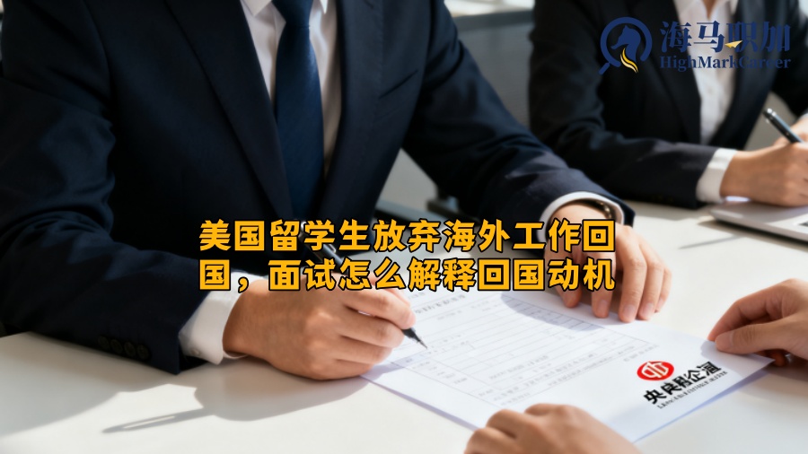 美国留学生放弃海外工作回国,面试怎么解释回国动机 美国留学生放弃海外工作回国,面试怎么解释回国动机