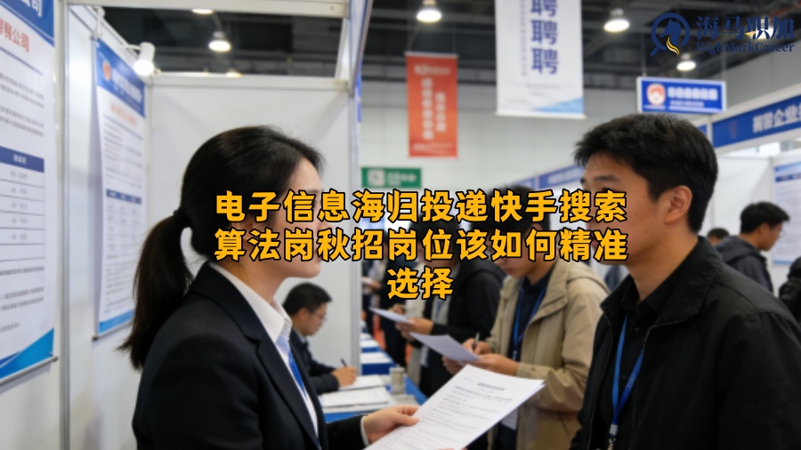 电子信息海归投递快手搜索算法岗秋招岗位该如何精准选择