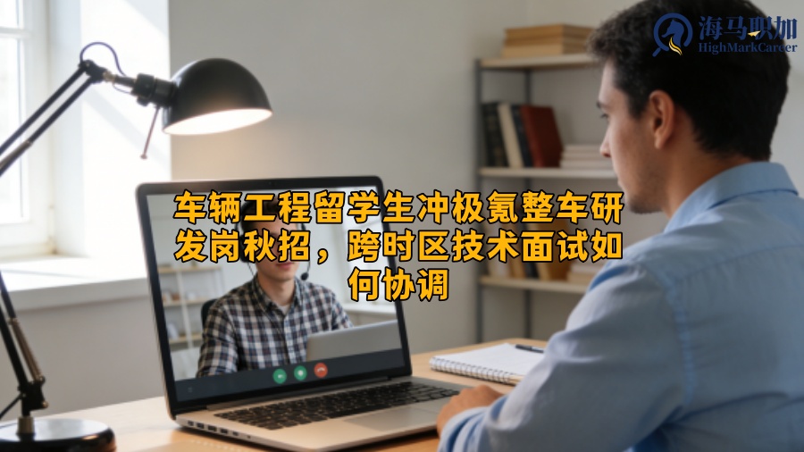车辆工程留学生求职极氪整车研发岗秋招，跨时区技术面试如何协调