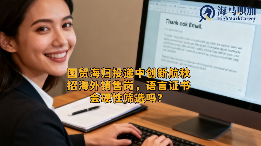 国贸海归投递中创新航秋招海外销售岗，语言证书会硬性筛选吗？