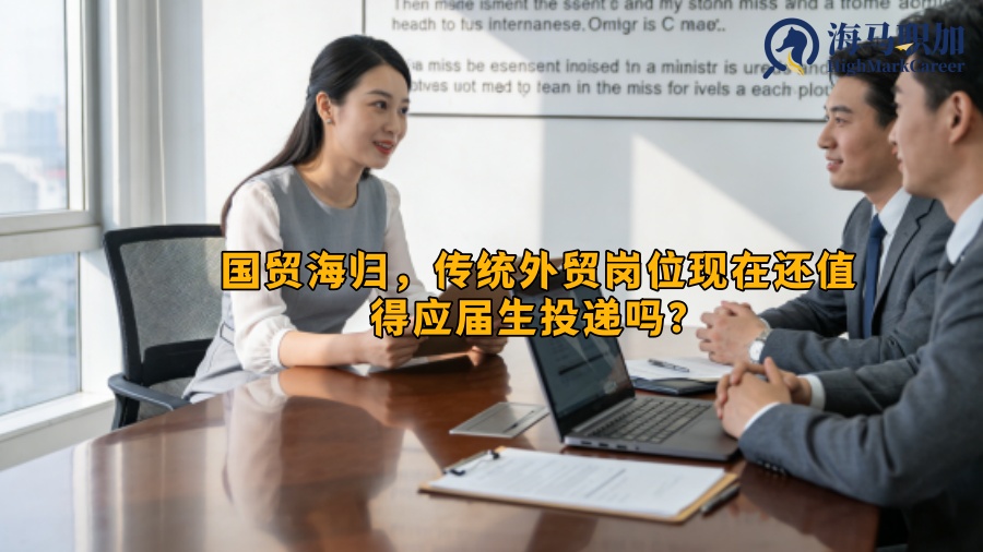 国贸海归，传统外贸岗位现在还值得应届生投递吗？