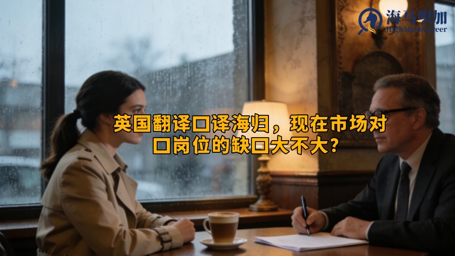 英国翻译口译海归，现在市场对口岗位的缺口大不大？