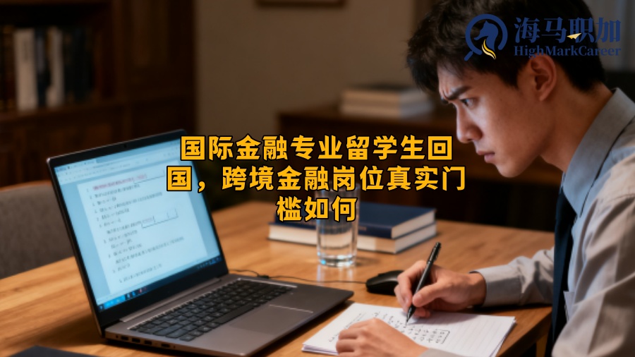 国际金融专业留学生回国，跨境金融岗位真实门槛如何
