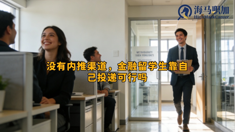 没有内推渠道，金融留学生靠自己投递可行吗