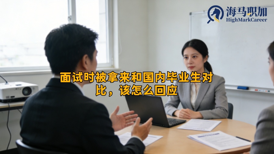 面试时被拿来和国内毕业生对比，该怎么回应