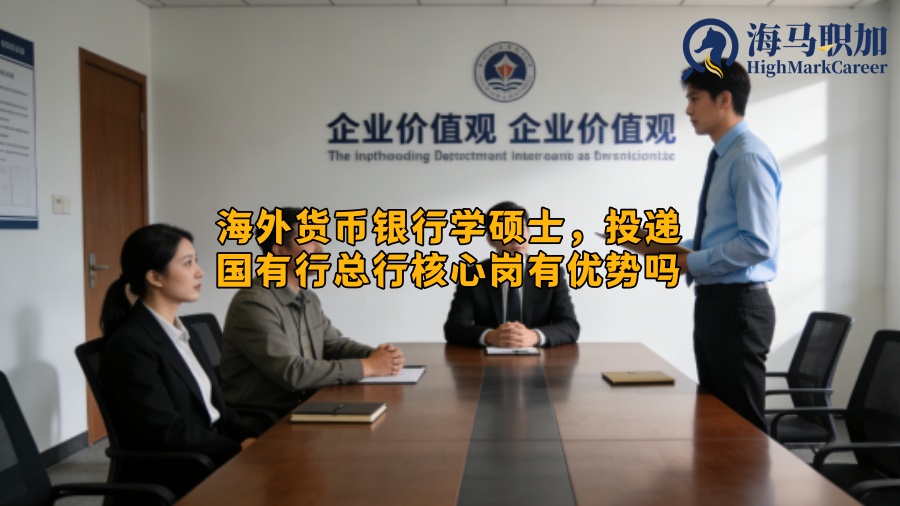 海外货币银行学硕士，投递国有行总行核心岗有优势吗